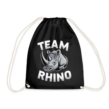 Rhinocéros Rhinocéros - Sac de sport léger - noir - Devant