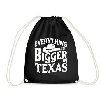 Texas State Texans Texas - Drawstring Bag - black - Front