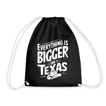 Texas State Texans Texas - Drawstring Bag - black - Front