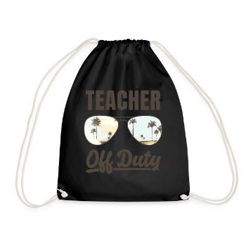 Professeur en congé Drôle Vacances d’été - Sac de sport léger - noir - Devant
