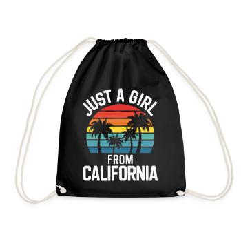 Californie États-Unis Amérique - Sac de sport léger - noir - Devant