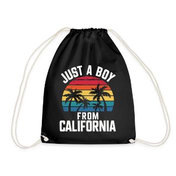 Californie États-Unis Amérique - Sac de sport léger - noir - Devant