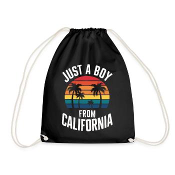 Californie États-Unis Amérique - Sac de sport léger - noir - Devant