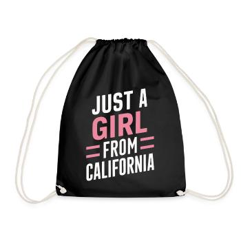 Californie États-Unis Amérique - Sac de sport léger - noir - Devant