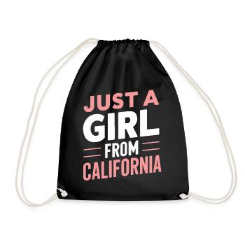 Californie États-Unis Amérique - Sac de sport léger - noir - Devant