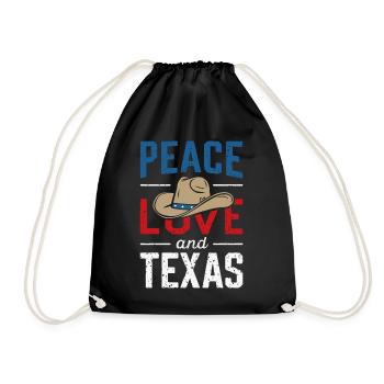 Texas State Texans Texas - Drawstring Bag - black - Front