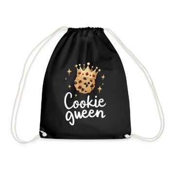 Cookies Cookie Biscuits Biscuits Chocolate - Drawstring Bag - black - Front