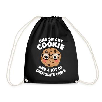 Cookies Cookie Biscuits Biscuits Chocolate - Drawstring Bag - black - Front