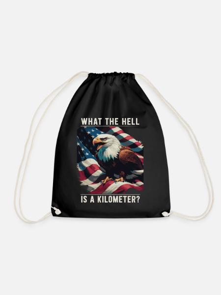 Funny, sarcasm, sarcastic humor, irony - Drawstring Bag - black