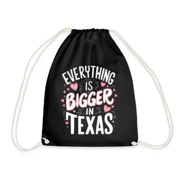 Texas State Texans Texas - Drawstring Bag - black - Front