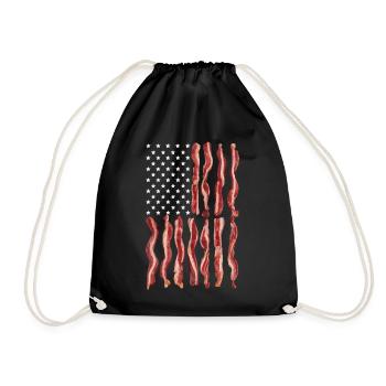 États-Unis Amérique Drapeau Patriotes - Sac de sport léger - noir - Devant