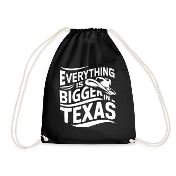 Texas State Texans Texas - Drawstring Bag - black - Front