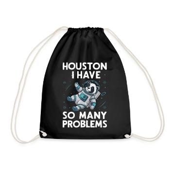 Panda Bear Panda Animal Pandas - Drawstring Bag - black - Front