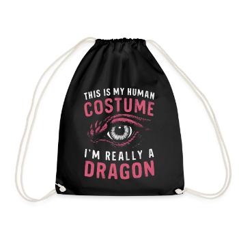 Dragon Mystique Dragon Fantasy - Sac de sport léger - noir - Devant