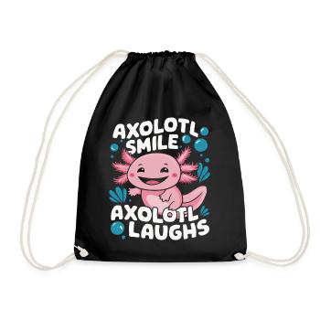 Poisson axolotl - Sac de sport léger - noir - Devant
