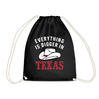 Texas State Texans Texas - Drawstring Bag - black - Front