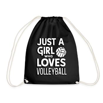 Joueur de volley-ball Joueur de beach-volley S - Sac de sport léger - noir - Devant