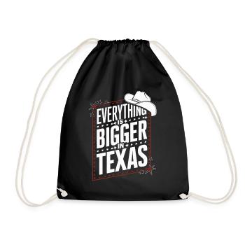 Texas State Texans Texas - Drawstring Bag - black - Front