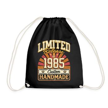 Limité 1985 drôle dictons cadeau anniversaire - Sac de sport léger - noir - Devant