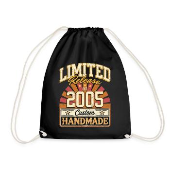 Limité 2005 drôle dictons cadeau anniversaire - Sac de sport léger - noir - Devant