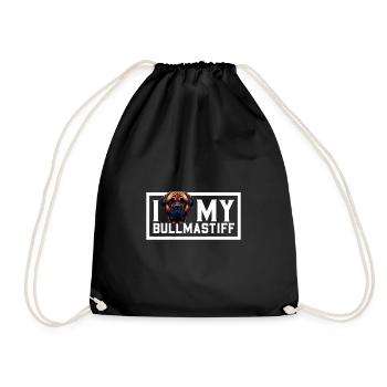 J’adore mon Bullmastiff - Sac de sport léger - noir - Devant