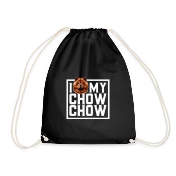 Ich liebe meinen Chow Chow - Turnbeutel - Schwarz - Vorne