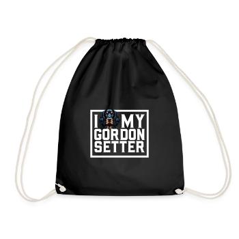 J’adore mon Gordon Setter - Sac de sport léger - noir - Devant