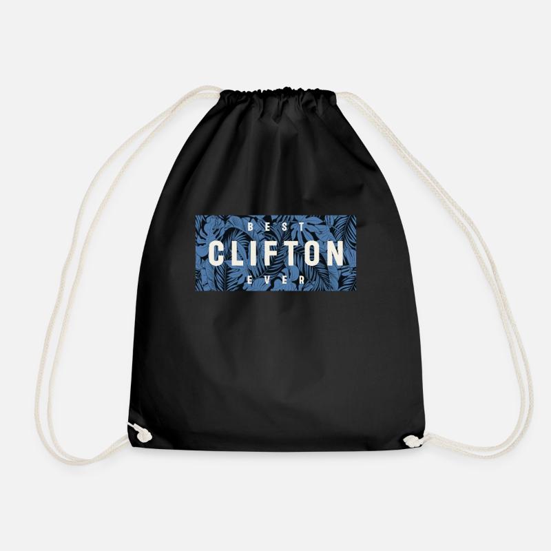 Bester Clifton aller Zeiten Lustiger Name Clifton - Turnbeutel - Schwarz