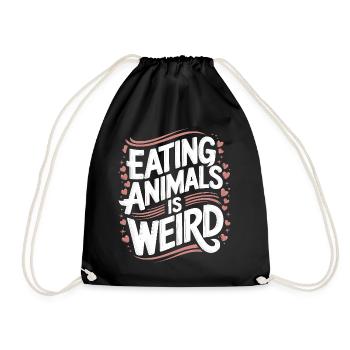 Végétarien Végétalien Végétarien Végétarien - Sac de sport léger - noir - Devant