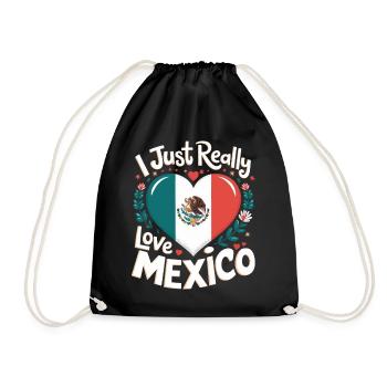 Mexico Mexico Mexican Spanish - Drawstring Bag - black - Front