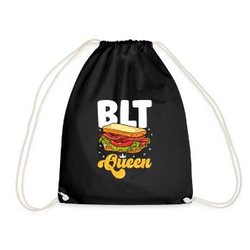BLT Queen - Turnbeutel - Schwarz - Vorne