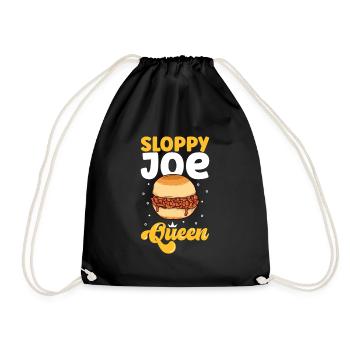 Sloppy Joe Queen - Turnbeutel - Schwarz - Vorne