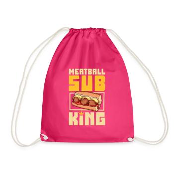 Sous-marin aux boulettes de viande King - Sac de sport léger - fuchsia - Devant