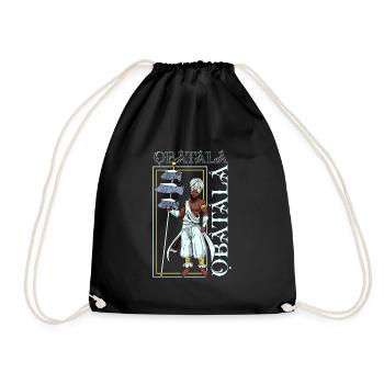 Yoruba Gott - Obatala - Turnbeutel - Schwarz - Vorne
