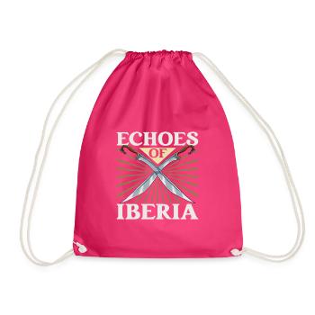 Echoes of Iberia - Falcata - Drawstring Bag - fuchsia - Front