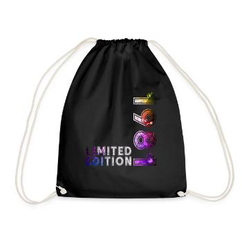 44th Birthday Original Vintage 1981 - Drawstring Bag - black - Front