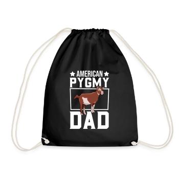 Papa d’un pygmée américain - Sac de sport léger - noir - Devant