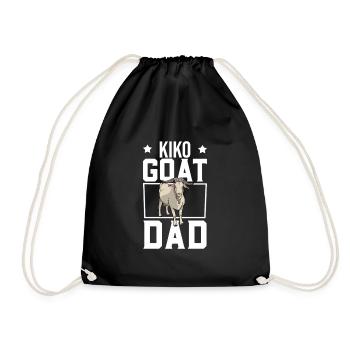 Papa d’une chèvre Kiko - Sac de sport léger - noir - Devant