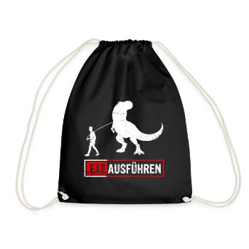 Admin Programmierer ITler Informatik Geschenk EXE - Turnbeutel - Schwarz - Vorne
