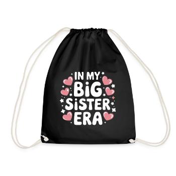 Sœur, Frère ou sœur, Famille - Sac de sport léger - noir - Devant