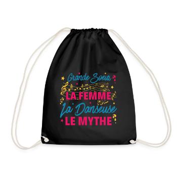 grande soeur la femme danseuse le mythe la légende - Sac de sport léger - noir - Devant