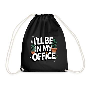 Jardinier Plantes de jardin Jardinage - Sac de sport léger - noir - Devant