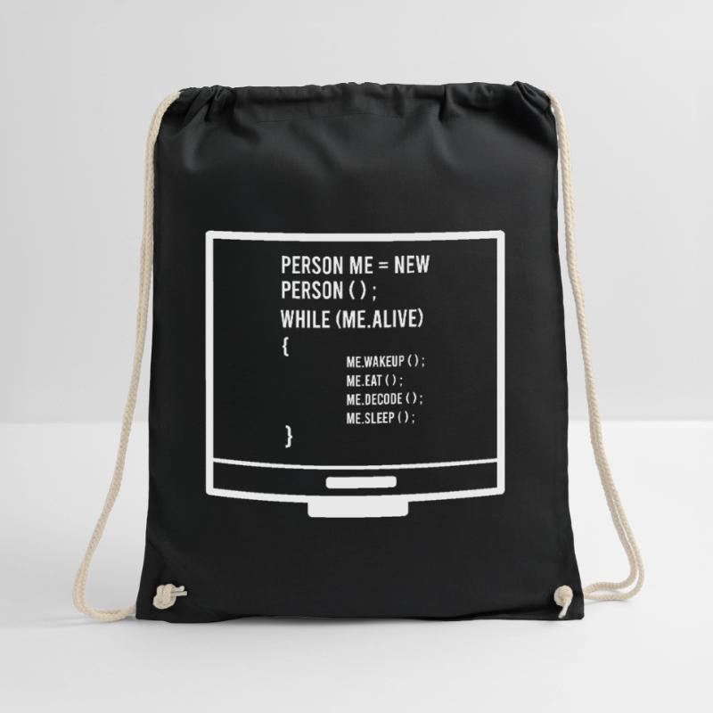 Coding Programming Computer Programmer Drawstring Bag