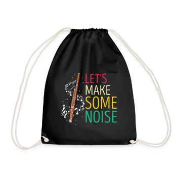 Conception d’instruments à vent bassoniste pour bassoniste - Sac de sport léger - noir - Devant