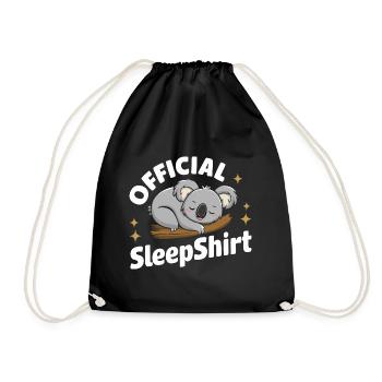 Koala Koala Koala Bear Animal - Drawstring Bag - black - Front