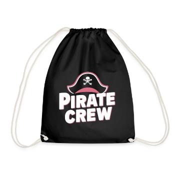 Pirate Pirate Carnaval Halloween - Sac de sport léger - noir - Devant