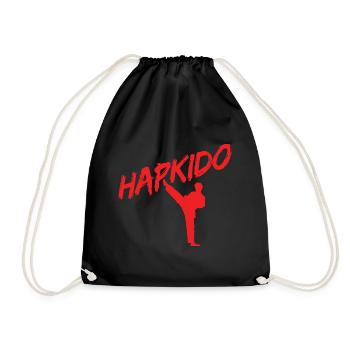 Koreanischer Kampfsport Hapkido - Turnbeutel - Schwarz - Vorne