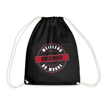 Meilleur cuisinier profession métier humour - Sac de sport léger - noir - Devant