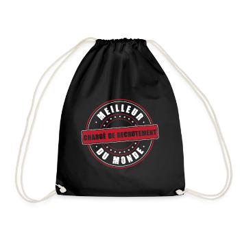 Meilleur chargé de recrutement ressources humaines - Sac de sport léger - noir - Devant