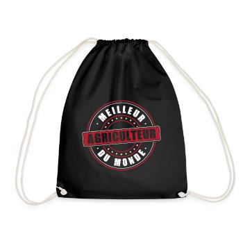 Meilleur agriculteur profession métier humour - Sac de sport léger - noir - Devant